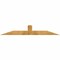 Ekena Millwork Portland Rough Sawn Timber Gable Bracket, Western Red Cedar, 84"W x 14"H x 4"D x 6"F, 4/12 Pitch GBW084X14X0406POR00RWR - alternate 1